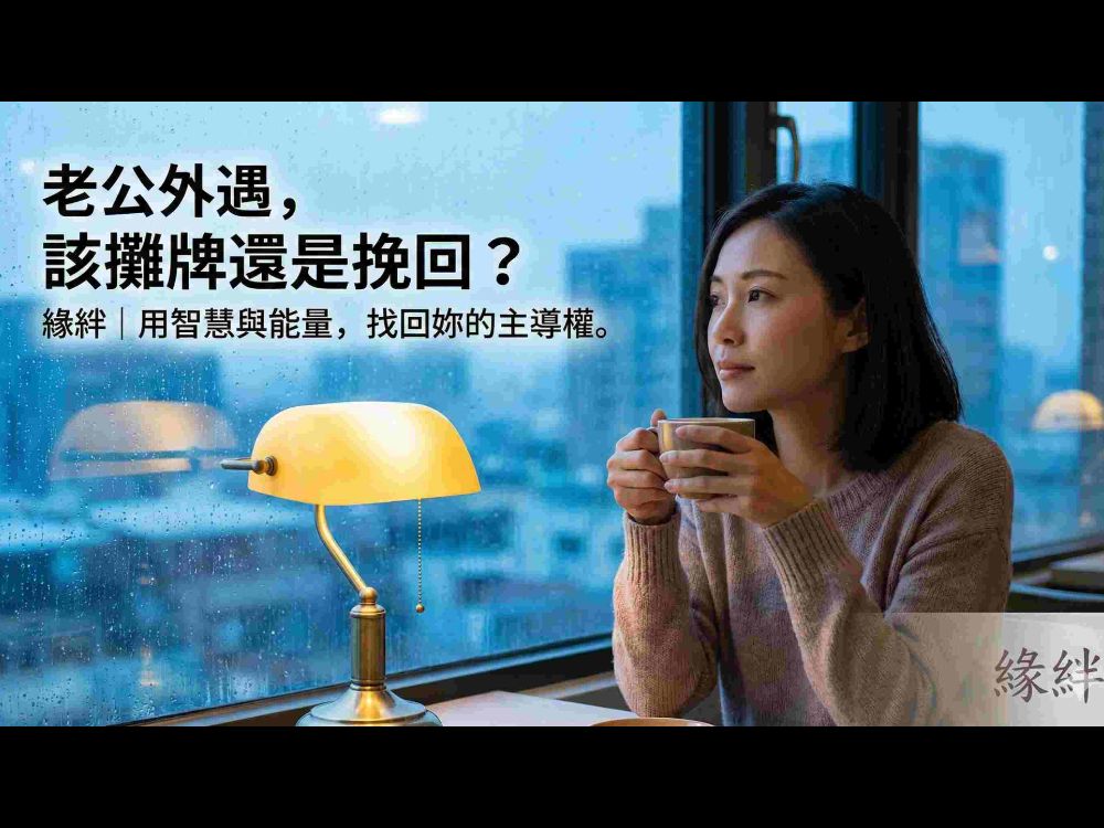老公外遇卻死不承認？別急著攤牌！用這招「斬桃花」佈局，讓他自己乖乖斷乾淨