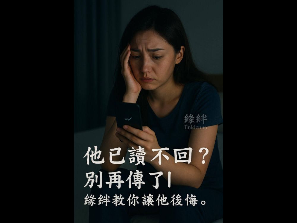 【緣絆 感情挽回】他封鎖/冷淡/不回訊？別再求他！緣絆「挽回真愛SOP」6步驟，讓他後悔失去你！
