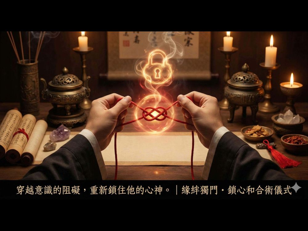 【挽回真相】為什麼斷聯一個月他沒反應？因為你沒開啟「思念開關」｜緣絆和合術