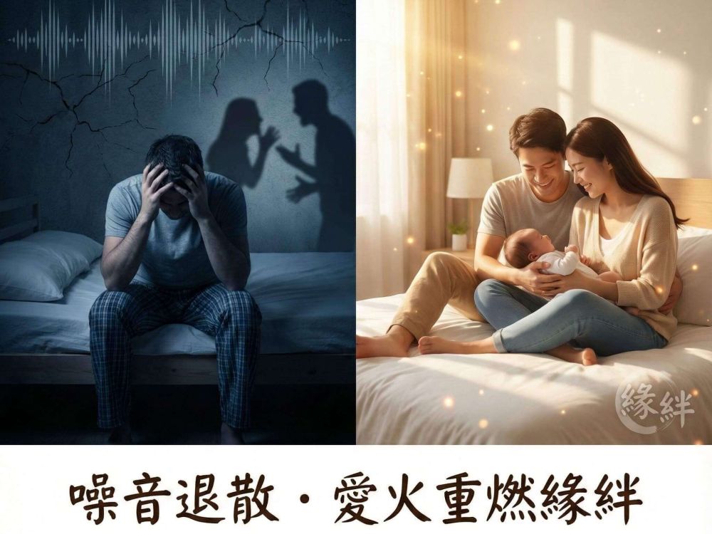 【真實逆轉】惡鄰噪音差點毀了我的家！緣絆老師「夫妻和合術」實測：從婚姻觸礁到重回熱戀，只需一次關鍵選擇